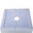 22 in. Tall Flaired Square Planter - White-119041090