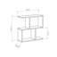 2 Tier Side Table with Storage-1796080348
