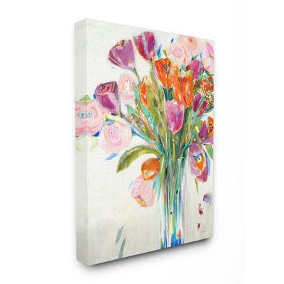 «Rose and Tulip Bouquet Spring Flower Expression» par Third and Wall - impression d'art graphique