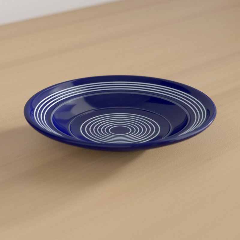 Assiette à hors-d'œuvre 7,5 po Arsène, Bleu de cobalt