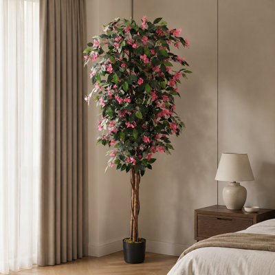 180cm Faux Blossom Tree Tree in Pot Liner