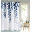 Rideau de douche Blue Leaves
