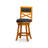 30" Bar Height X-Back Swivel Stool, Natural Finish Fabric Seat-2134066924-2134066913