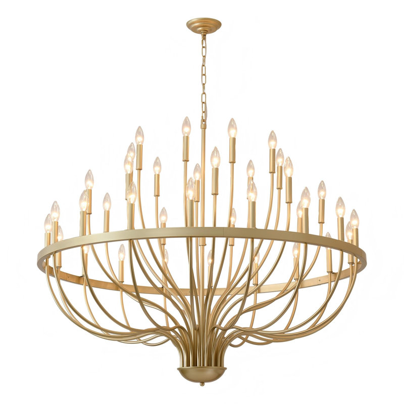 Lustre 47 po Gold Farmhouse 