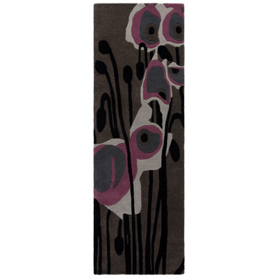 Candelo Hand Tufted Wool Floral Rug