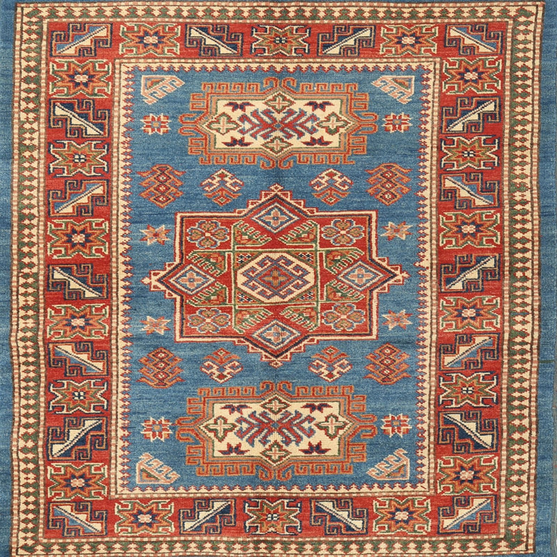Southwestern Indoor Rug, Square 4'