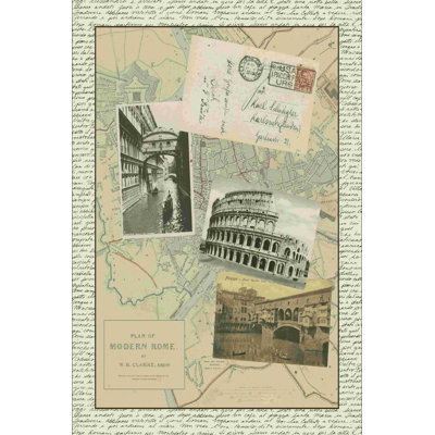 Carte rétro de Rome