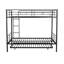 Full Over Full Metal Bunk Bed with Trundle-1006173196
