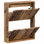  Wall-Mounted Shoe Cabinet with Drawer EDE Engineered Wood Storage Sleek