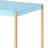 Midriaks Baby Blue & Gold Finish Writing Desk W/USB-1788104558