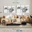 Linear Paws II, reproduction sur toile-98865465