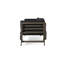 Lit de jour d'extérieur gris avec fonction extensible, construction en bois, coussins d'eau, hauteur 26,81 po, sièges à lattes, P 30,66 po, l 67,44 po, lit de jour convertible en H, structure, dimensions, sièges