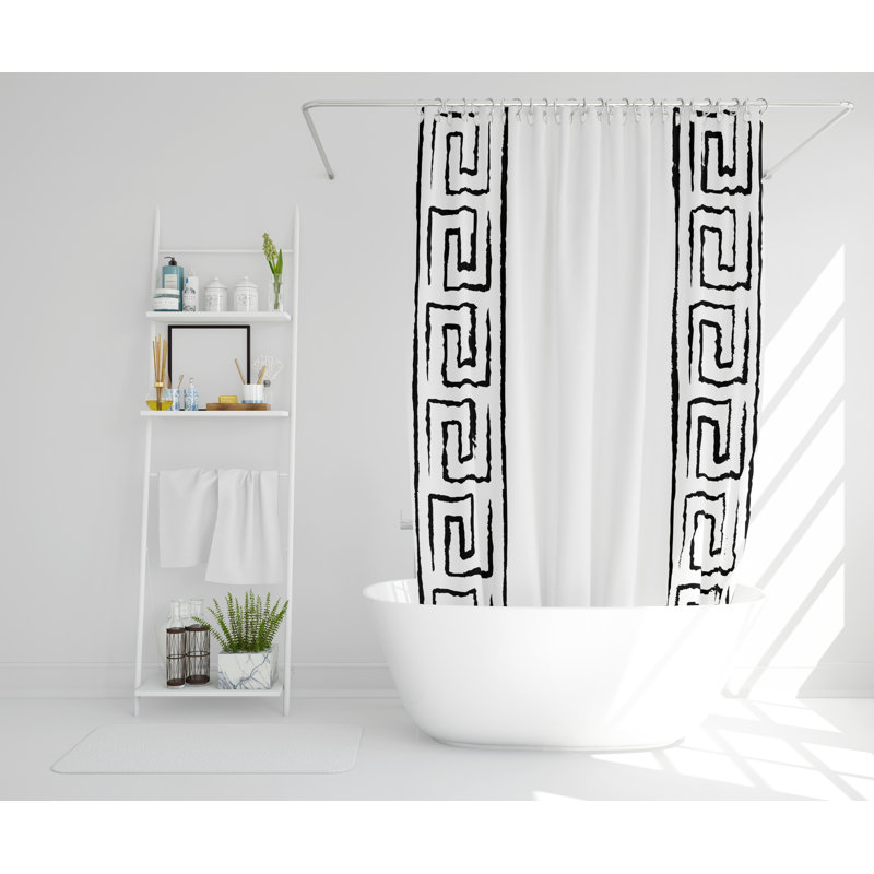 Styrbiorn Polyester Shower Curtain Set, 168cm H x 168cm W