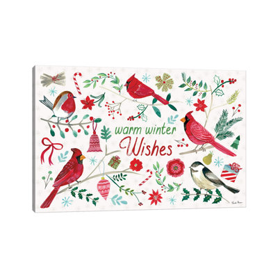 Cheerful Holiday I by Farida Zaman - Wrapped Canvas Painting