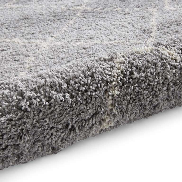 Pechler Machine Woven Grey Rug, Rectangle 160 x 230cm
