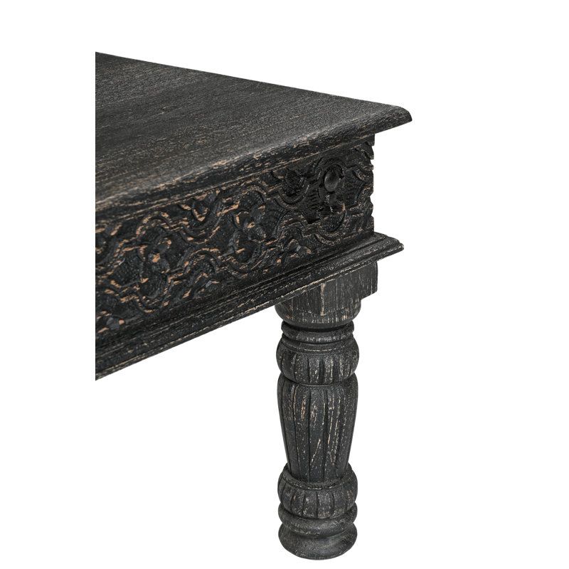 Table basse Aarohi, Noir antique
