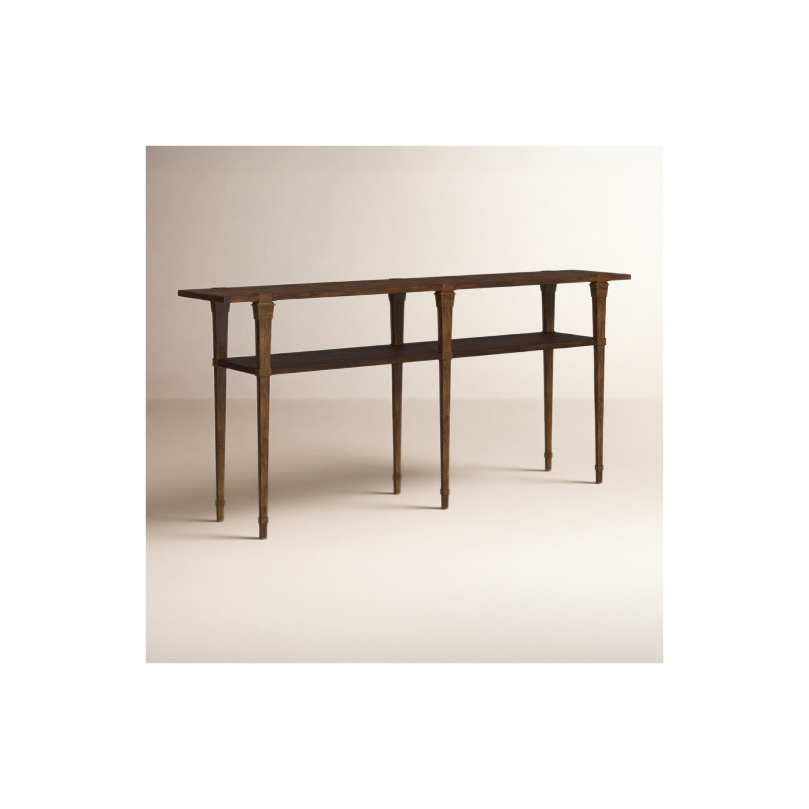 HomeAccent 80'' Solid Wood Console Table