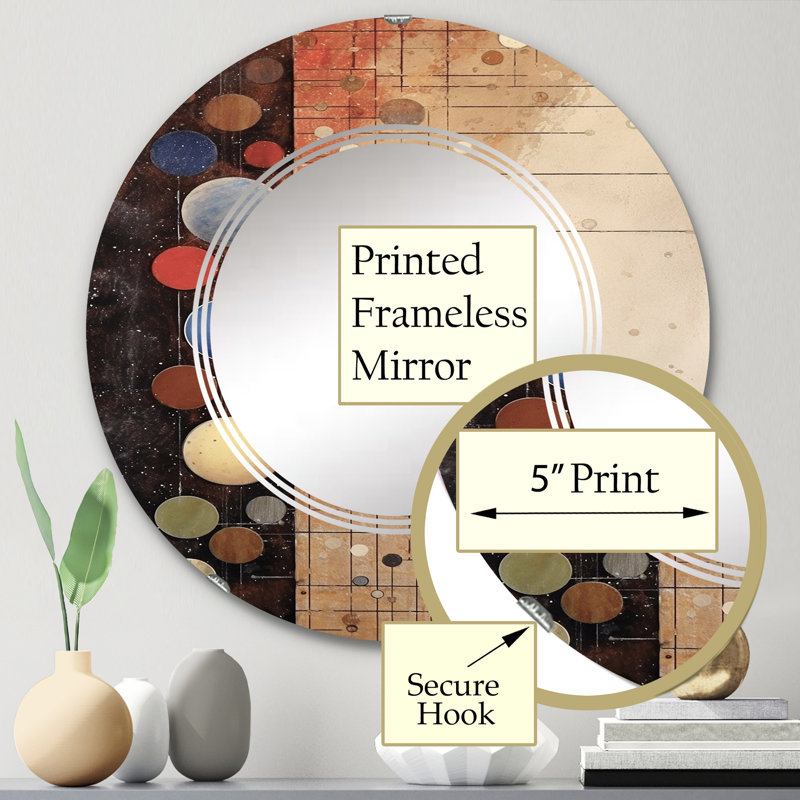 Miroir mural Bastoam, 24 po x 24 po