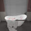  59'' x 29.5'' Free Standing Tub Acrylic Freestanding Bathtub Soaking Bath Tub J05 Bathroom Single Slipper Tub