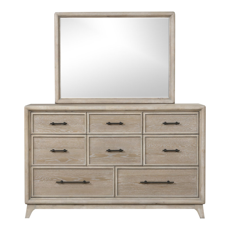 Durgin 2-Piece 8-Drawer Dresser And Mirror Set