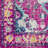 Adelia Machine Woven Oriental Pink Area Rug-999365076