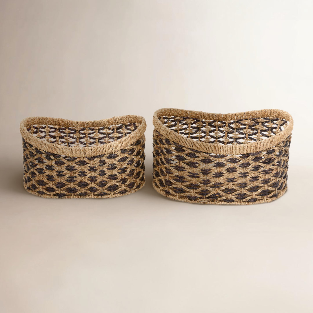 Birch Lane™ Seagrass Decorative Basket Birch Lane™