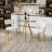 Round Height Pub Table and 2 Teddy fabric Bar Stools-1289607940-1289607943-1289607936