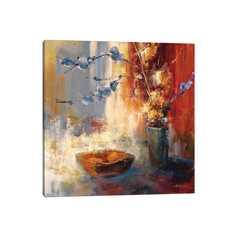 Still Life II by Simon Addyman - Painting on Canvas, Wrapped Canvas, 30.48 cm H x 30.48 cm W