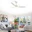 Cherrise 132cm Ceiling Fan with LED Lights-1726729804