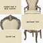 Charmant ensemble de fauteuils en chêne antique pour une expérience d'assise élégante