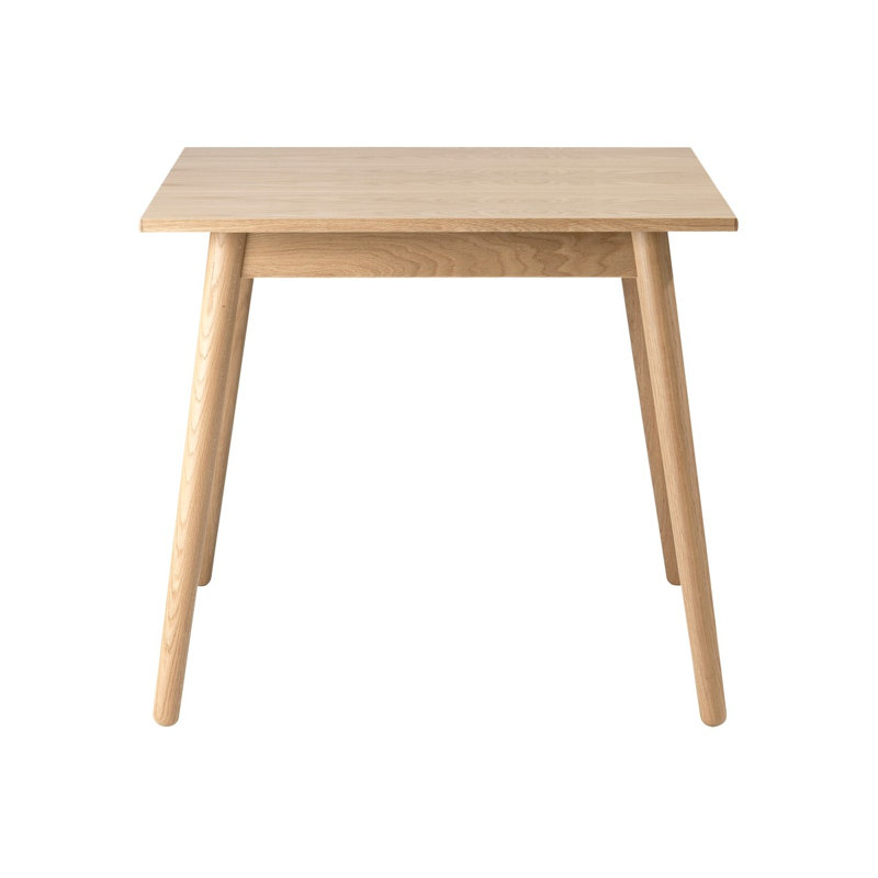 C35A Square Oak Dining Table, Nature