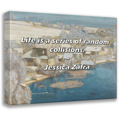 Jessica Zafra Quote: Life is a series of random collisions.