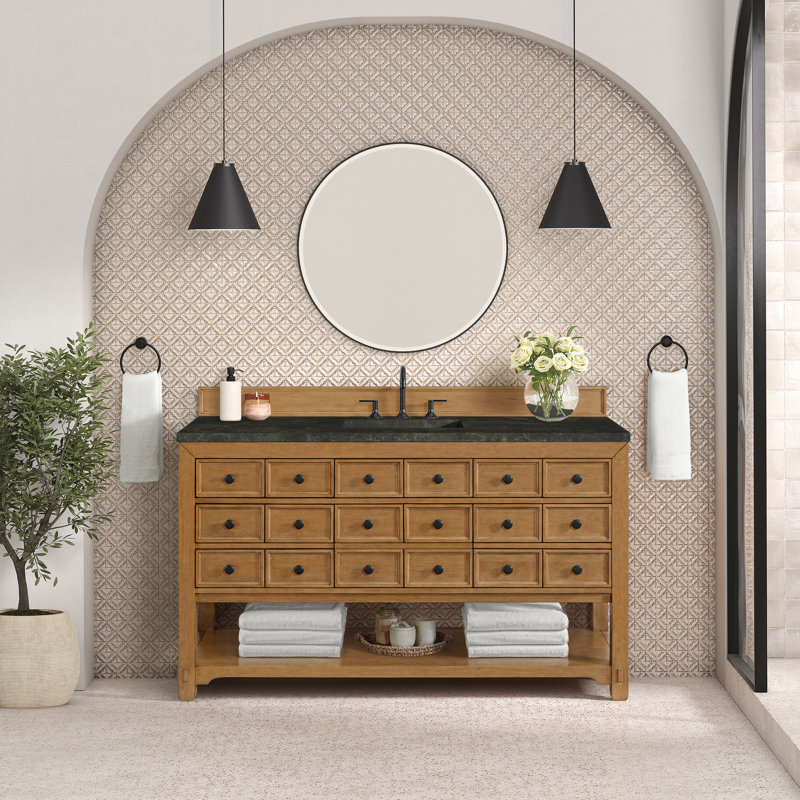 Malibu 60'' W Single Vanity, Widespread, Phantome Eclos