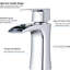Robinet mitigeur monocommande avec jet cascade pour salle de bain, idéal pour bar et lavabo - Laiton massif, réglage facile du débit, convient aux meubles-lavabos et VR, débit d'eau précis, résistant à la corrosion