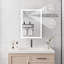Armoire à pharmacie de salle de bain avec lumières, armoire à pharmacie à DEL avec miroir, petite armoire, armoire d'appoint