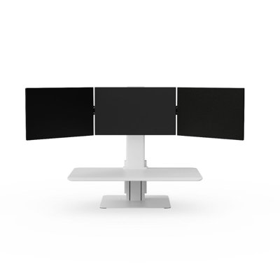 Quickstand Eco Triple Monitor Stand In White
