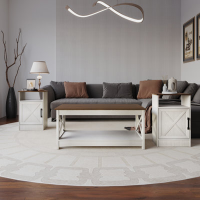 Lebanon 3 Piece Coffee Table Set