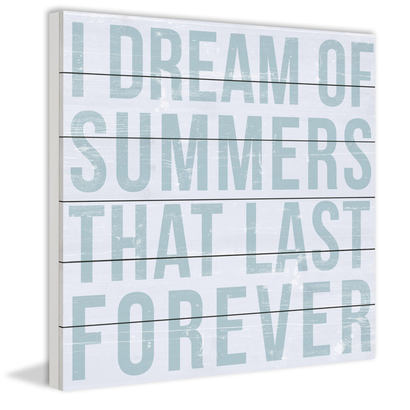 " I Dream Of Summers ", 32" H x 32" W x 1.5" D