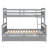 Haven Bunk Bed With Modern Style, Solid Wood And MDF-926039444-926039449