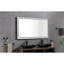 Miroir de salle de bain 72 po x 48 po à DEL, fixation murale, brouillard, 3 options de couleur, réglage en continu, cadre en aluminium, lumières montées en noir mat, intensité variable, style-497695958