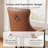 26" Modern Faux Leather Counter Height Barstools with Nailhead Trim-516915346