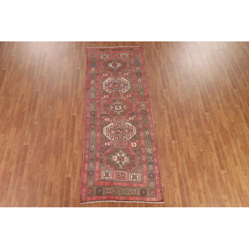 Tapis de couloir géométrique 4 x 10