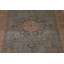 Tapis traditionnel rétro vert 10 x 13