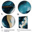 Décoration murale dorée et bleue abstraite I - décoration murale en marbre-958100616-958100656