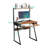 2-Tier Computer Desk with Keyboard Tray for Small Spaces 28 Inch Home Office Desk Computer Workstation Modern Writting Table,-1327429218