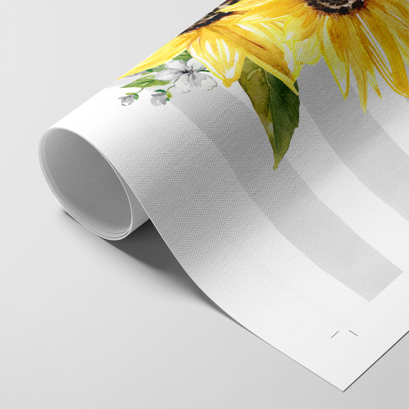 Sunflower Perfume II - Impression sur toile seulement - NON-CADRE, H 18 po x l 12 po