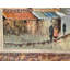 Midcentury Paris Oil Painting, Sacre And Montmartre Print