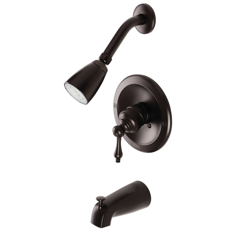 Kingston Brass Single-Handle Tub and Shower Faucet, Oil Rubbed Bronze