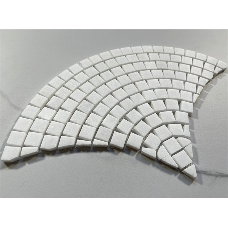 13" x 7" Marble Mosaic Sheet Subway Wall & Floor Tile