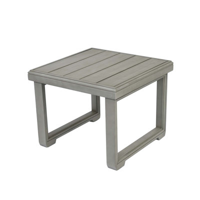 Rustic Acacia Wood Outdoor Side Table